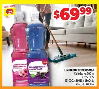 Makro Limpiador de piso m&k oferta