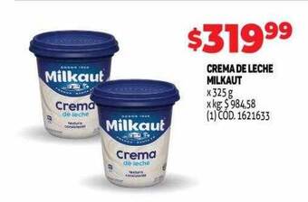 Makro Crema de leche milkaut oferta