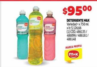 Makro Detergente m&k oferta