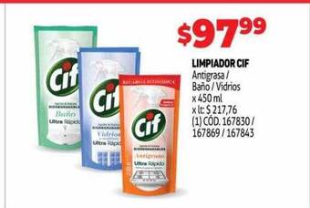 Makro Limpiador cif oferta