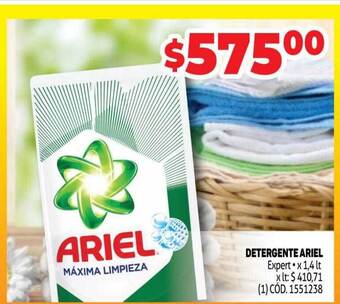 Makro Detergente ariel oferta