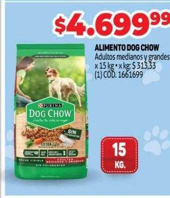Makro Alimento dog chow oferta