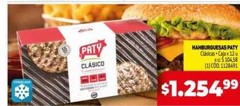 Makro Hamburguesas paty oferta