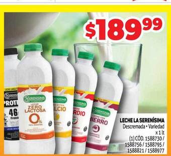 Makro Leche la serenísima oferta
