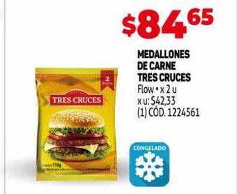 Makro Medallones de carne tres cruces oferta