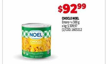 Makro Choclo noel oferta