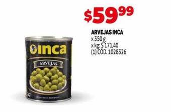 Makro Arvejas inca oferta