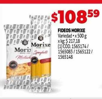 Makro Fideos morixe oferta