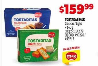 Makro Tostadas m&k oferta