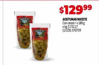Makro Aceitunas nucete oferta