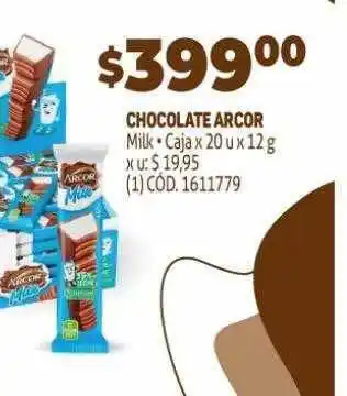 Makro Chocolate arcor oferta
