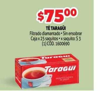 Makro Té taragüí oferta
