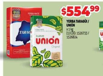 Makro Yerba taragüí unión oferta