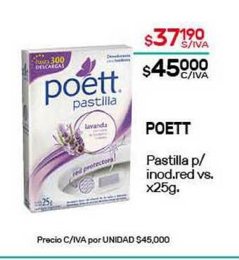 Nini Mayorista Poett Pastilla P Inod. Red Vs. x 25g oferta