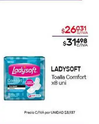 Nini Mayorista Ladysoft Toalla Comfort x 8 uni oferta