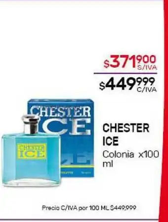 Nini Mayorista Chester Ice Colonia x 100ml oferta