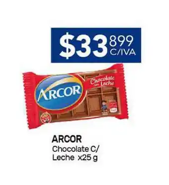 Nini Mayorista Arcor Chocolate C Leche x 25g oferta