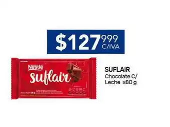 Nini Mayorista Suflair Chocolate C Leche x 80g oferta