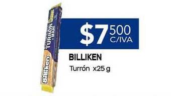 Nini Mayorista Billiken Turrón x 25g oferta