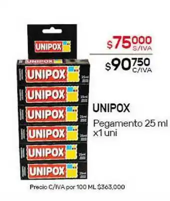 Nini Mayorista Unipox Pegamento 25ml x 1 uni oferta