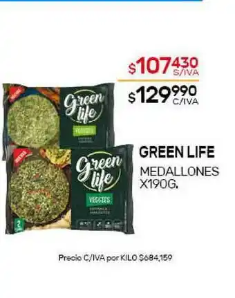 Nini Mayorista Green Life Medallones x 190g oferta