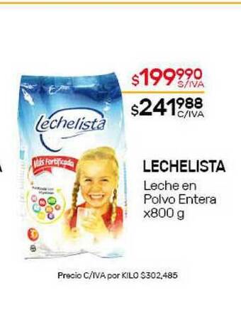 Nini Mayorista Lechelista Leche En Polvo Entera x 800g oferta