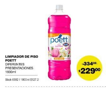 Atomo Conviene Poett Limpiador de Piso oferta