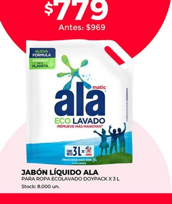 Supermercados Tadicor Jabón líquido Ala oferta