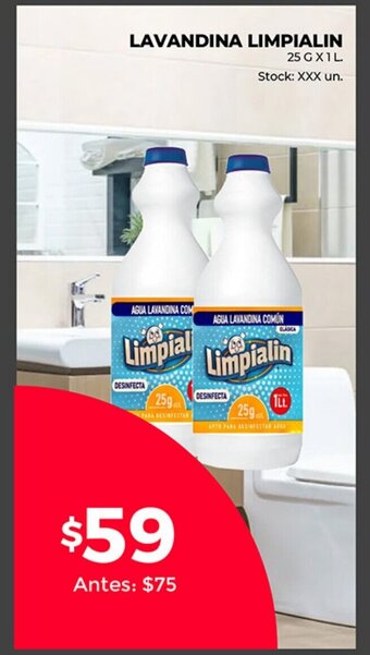 Supermercados Tadicor Lavandina Limpialin oferta