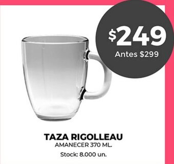 Supermercados Tadicor Taza Rigolleau oferta