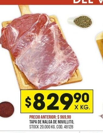 Coto Tapa de Nalga de Novillito oferta