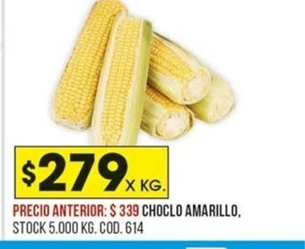 Coto Choclo Amarillo oferta