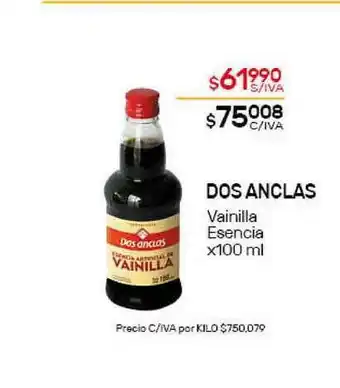 Nini Mayorista Dos Anclas Vainilla Esencia x 100ml oferta