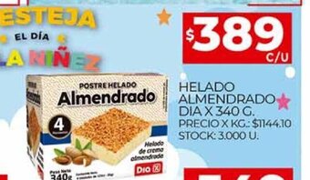 Supermercados DIA Helado Almendrado Dia oferta
