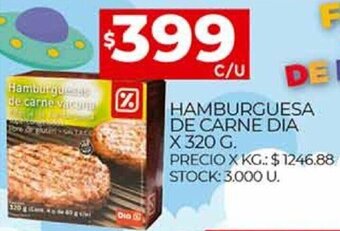 Hamburguesa de Carne Dia