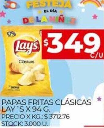 Supermercados DIA Lay's Papas Fritas Clásicas oferta