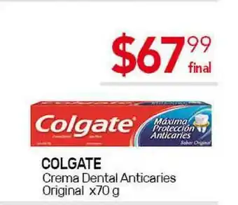 Nini Mayorista Colgate Crema Dental Anticaries Original x 70g oferta