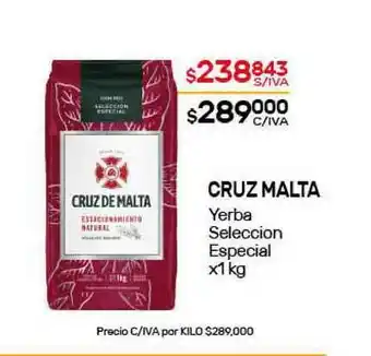 Nini Mayorista Cruz Malta Yerba Seleccion Especial x 1kg oferta
