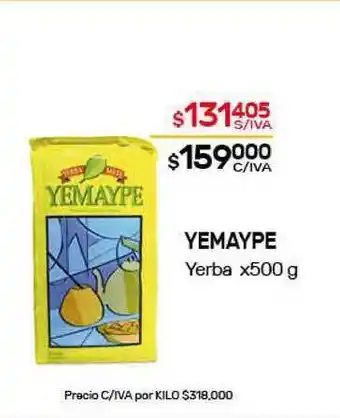 Nini Mayorista Yemaype Yerba x 500g oferta