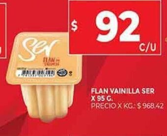 Supermercados DIA Flan Vainilla Ser oferta