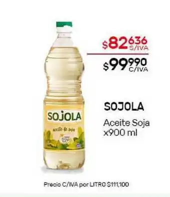 Nini Mayorista Sojola Aceite Soja x 900ml oferta