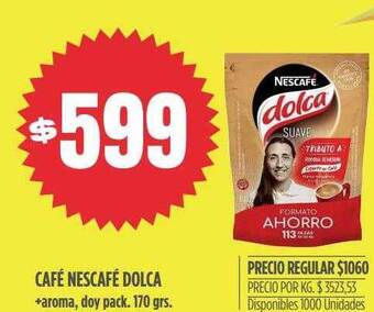 Supermercados Vea Cafe nescafe dolca oferta