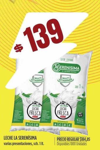 Supermercados Vea Leche la serenisima oferta
