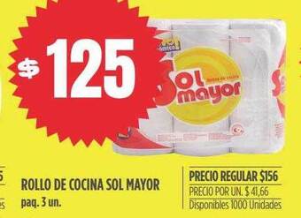 Supermercados Vea Rollo de cocina sol mayor oferta