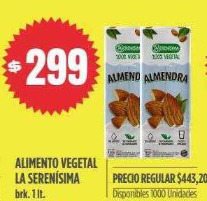 Supermercados Vea Alimento vegetal la serenísima oferta