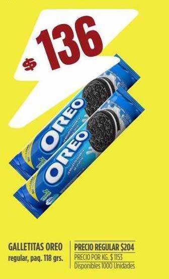 Supermercados Vea Galletitas oreo regular paq. oferta