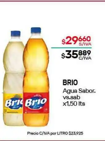 Nini Mayorista Brio Agua Sabor. Vs.sab x 1,5lts oferta