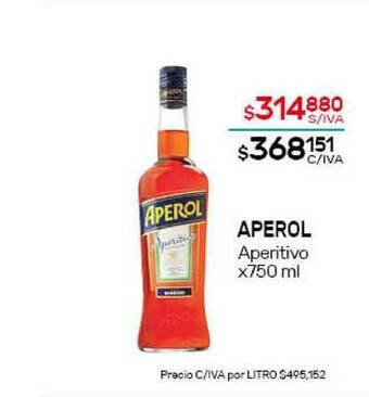 Nini Mayorista Aperol Aperitivo x 750ml oferta