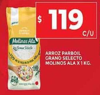 Supermercados DIA Arroz parboil grano selecto molinos ala x 1 kg oferta