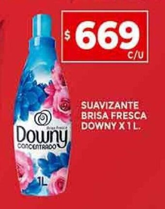 Supermercados DIA DOWNY suavizante brisa fresca downy X 1 L oferta